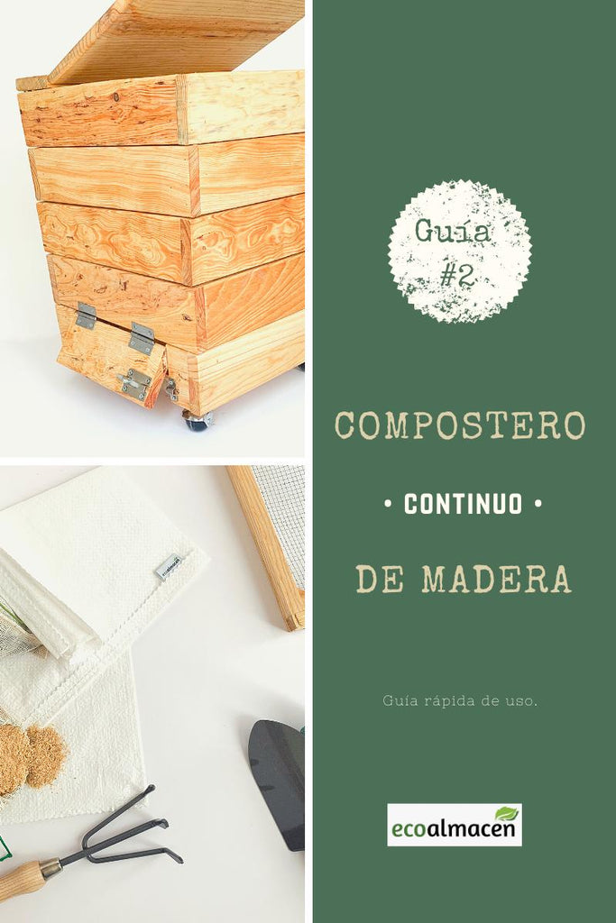 Guía rápida de uso compostero madera EcoAlmacén