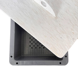 Lombricompostero vertical modular compacto
