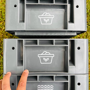Lombricompostero vertical modular compacto